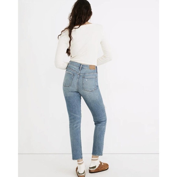 Madewell Womens Size 26 The Perfect Vintage Jean NWT Blue Medium Wash Classic - Picture 2 of 9